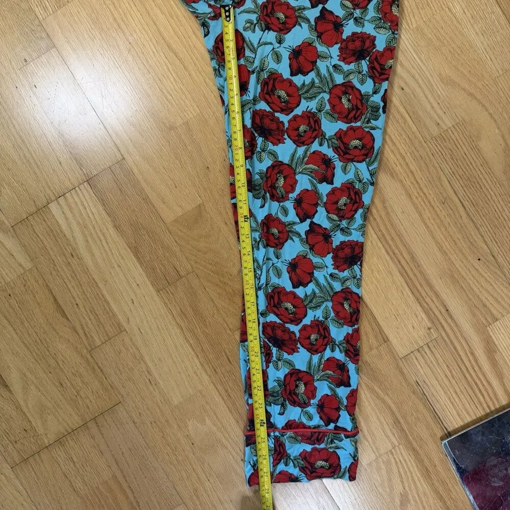 Posh Peanut x Alice + Olivia Pajama Set $116 Beach Bliss M Bamboo Pockets Cozy